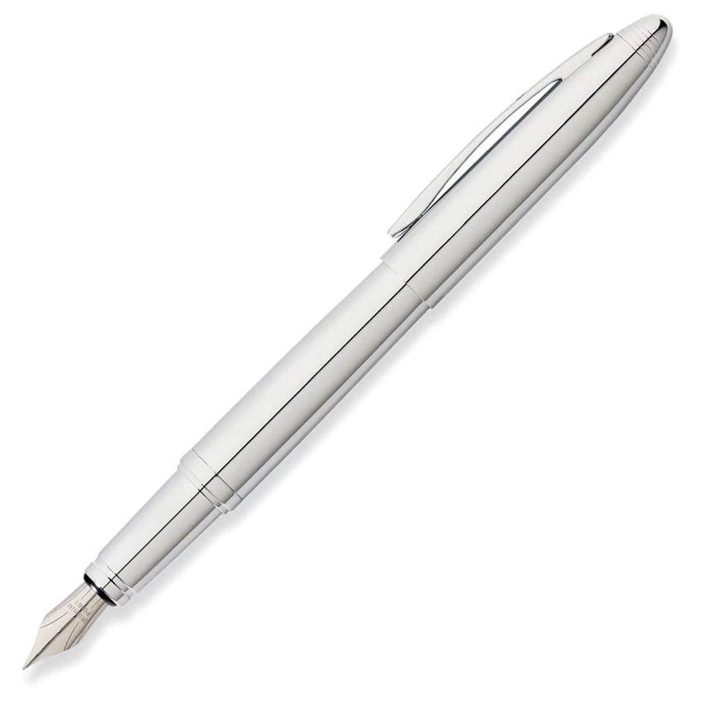 商品Cross|Cross Franklin Covey Fountain Pen - Lexington Stainless Steel, Medium | FC0016-2MS,价格¥116,第2张图片详细描述