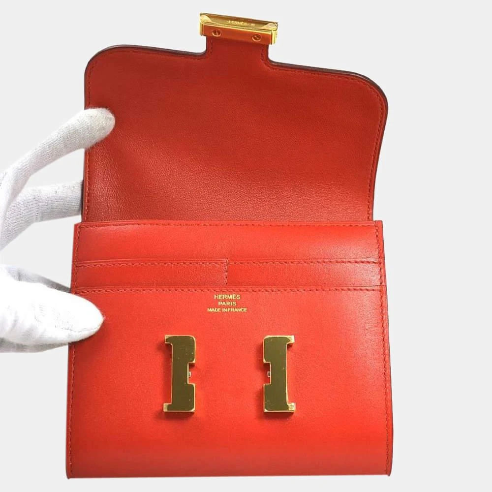 商品[二手商品] Hermes|Hermes Bi-Fold Wallet Constance Sanguine Vota Delacto Ladies,价格¥25580,第2张图片详细描述