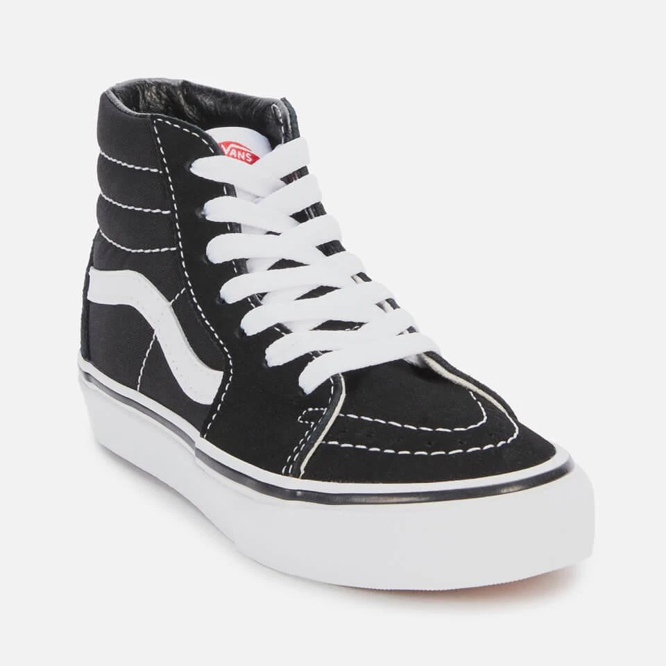 商品Vans|VANS KIDS' SK8-HI TRAINERS - BLACK/TRUE WHITE,价格¥221,第2张图片详细描述