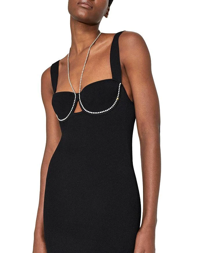 商品Galvan|Celeste Crystal Chain Dress,价格¥8499,第4张图片详细描述