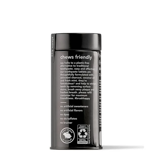 商品Hello|hello Activated Charcoal Whitening Toothpaste Tablets 2.9 oz,价格¥74,第2张图片详细描述