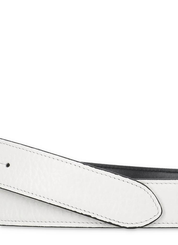 商品MAISON MARGIELA|Maison Margiela Pebbled Leather Belt With Logo,价格¥2882,第4张图片详细描述