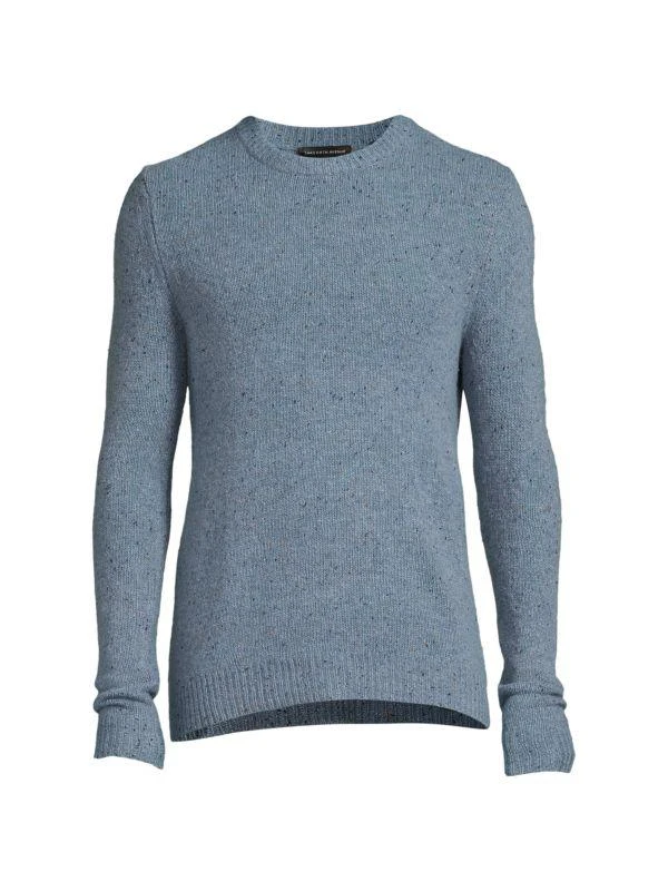 商品Saks Fifth Avenue|Merino Wool Blend Donegal Crewneck Sweater,价格¥107,第3张图片详细描述