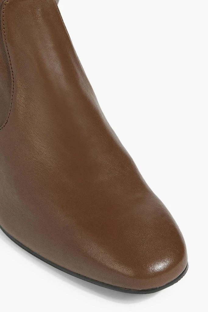 商品Stuart Weitzman|Genna 60 City glossed-leather thigh boots,价格¥2345,第4张图片详细描述