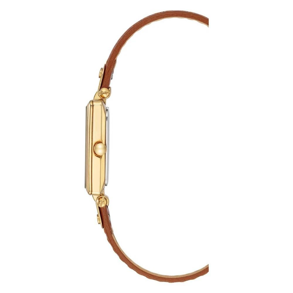 商品Anne Klein|Women's Brown Leather Strap Watch 21.5mm,价格¥341,第2张图片详细描述