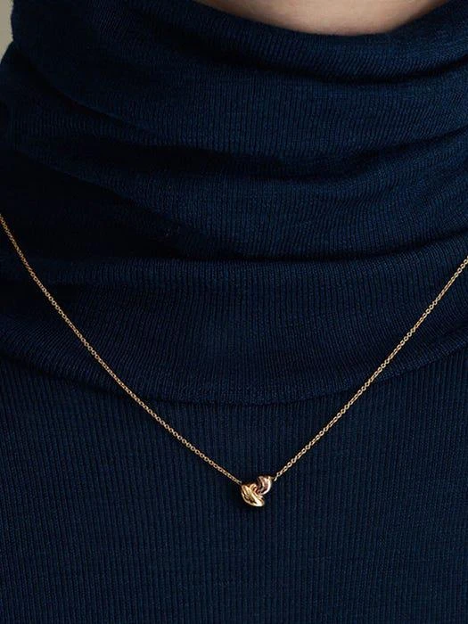 商品hyeres-lor|Etrive 14K Duet Necklace S,价格¥2673,第3张图片详细描述