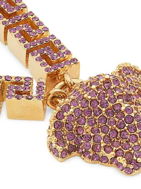 商品Versace|Whimsy Medusa Goldtone & Strass Crystal Pendant Necklace,价格¥2171,第4张图片详细描述
