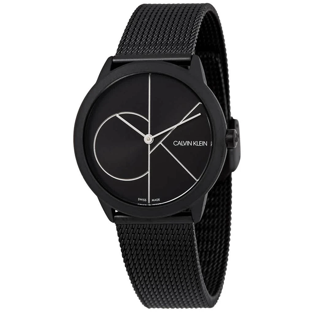 商品Calvin Klein|Minimal Quartz Black Dial Ladies Watch K3M5245X,价格¥373,第1张图片