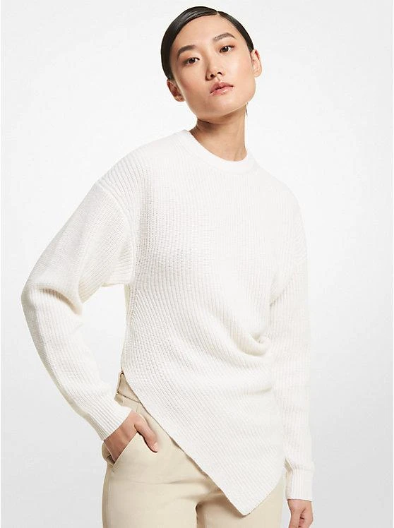 商品Michael Kors|Cashmere Blend Asymmetric Sweater,价格¥2183,第1张图片