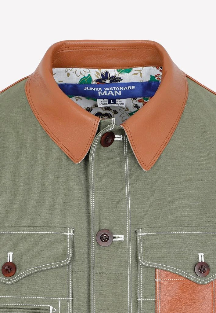 商品Junya Watanabe|Floral Jacquard Paneled Jacket,价格¥5942,第3张图片详细描述