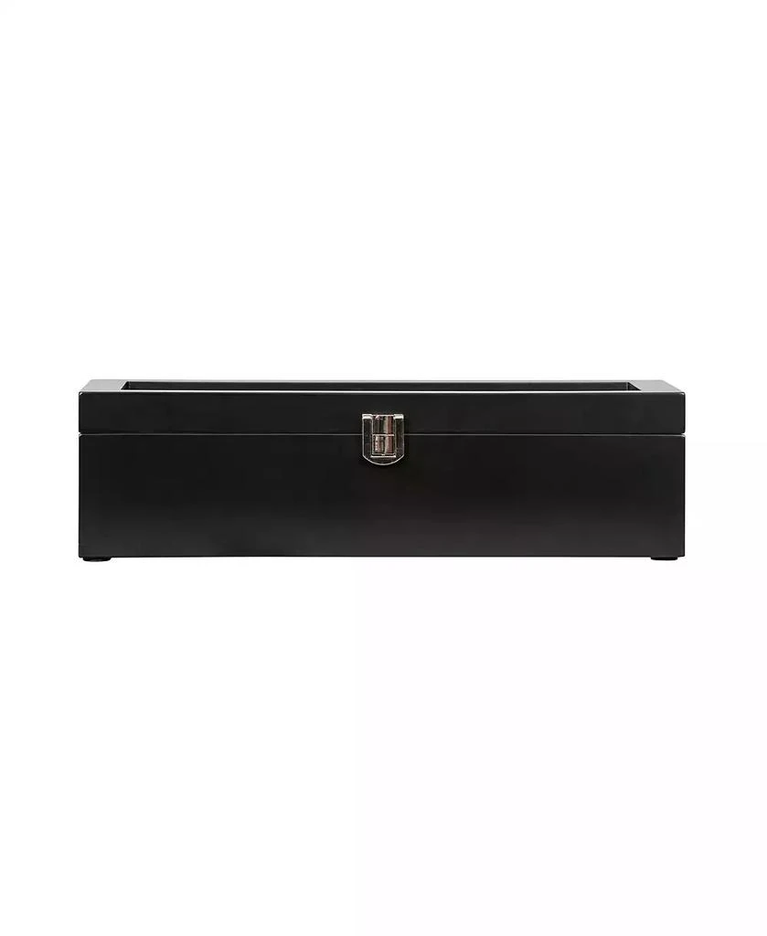 Mele Co. Tate Glass Top Wooden Watch Box in Java Finish 商品