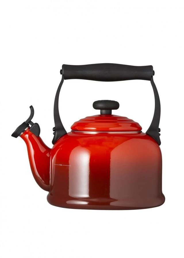 商品Le Creuset|Tradational kettle with fixed whistle 2...1l cerise,价格¥846,第1张图片