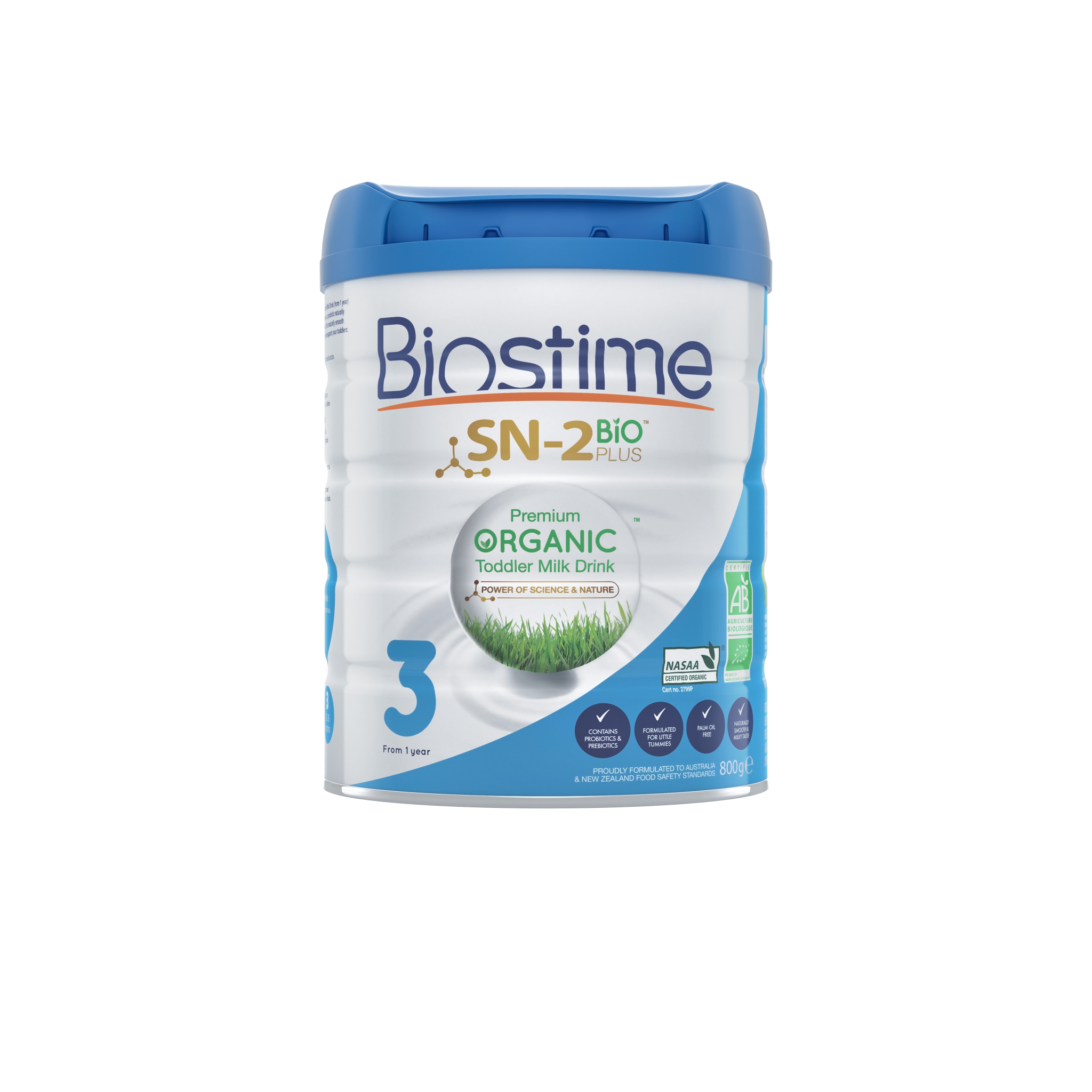 澳版Biostime合生元 婴幼儿奶粉 3段 800g/罐（澳洲直邮发货）商品第1张图片规格展示