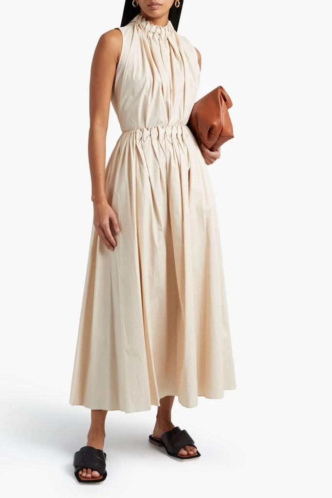 商品ROKSANDA|Ludo gathered cotton-poplin top,价格¥1309,第4张图片详细描述