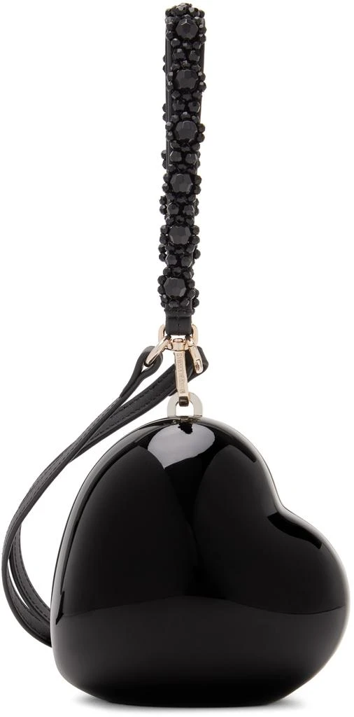 商品Simone Rocha|SSENSE Exclsuive Black Micro Heart Pouch,价格¥3656,第1张图片