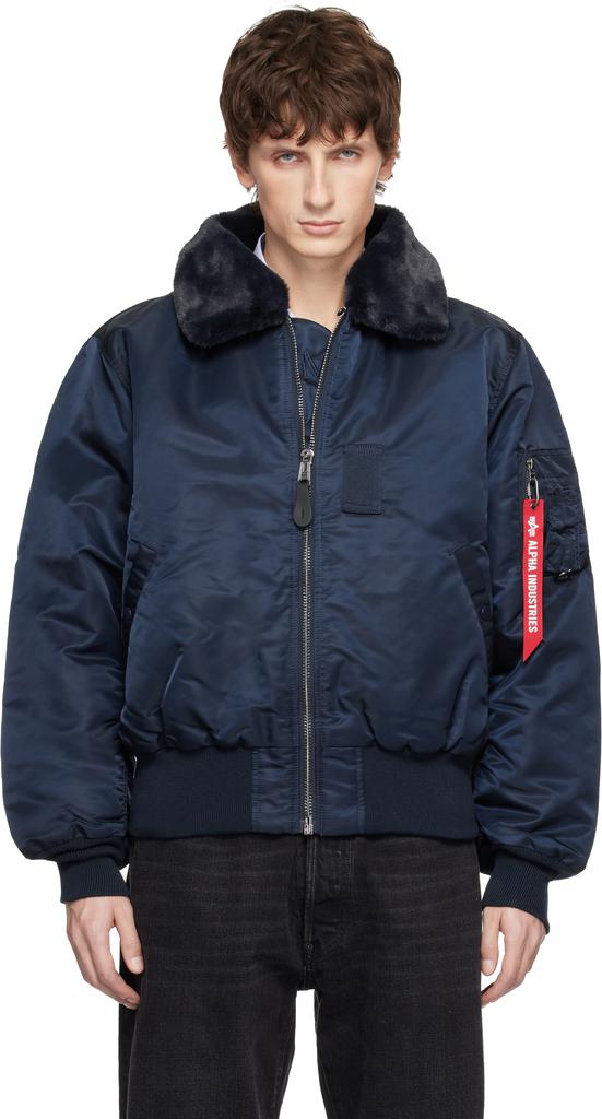 Navy Alpha Industries Edition B-15 Fliegerjacke, wendbar image 2