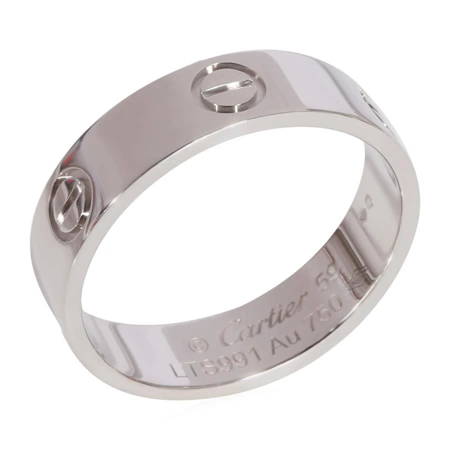 商品[二手商品] Cartier|Pre-Owned Cartier Love Ring in 18k White Gold,价格¥13773,第1张图片