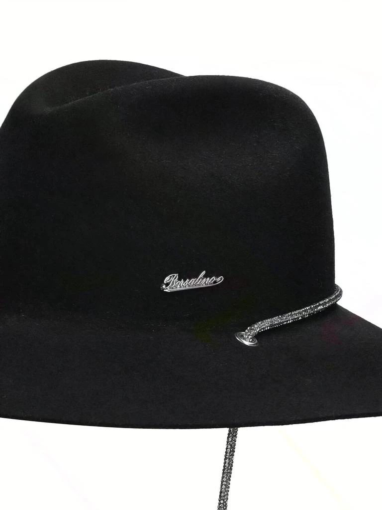 商品BORSALINO|Jo Embellished Felt Hat,价格¥4077,第3张图片详细描述