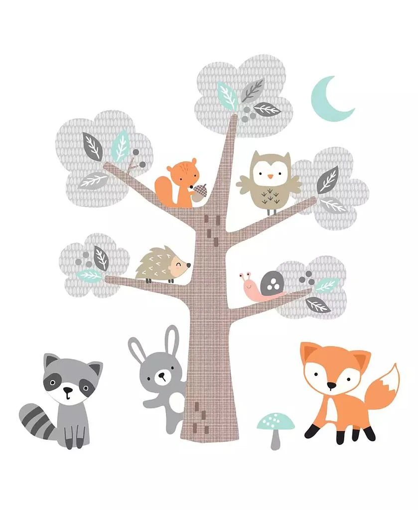 商品Bedtime Originals|Woodland Friends Forest Animals with Tree Wall Decals,价格¥124,第1张图片