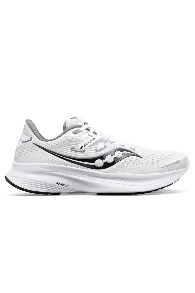 商品Saucony|Men's Guide 16 Shoes In White,价格¥949,第2张图片详细描述