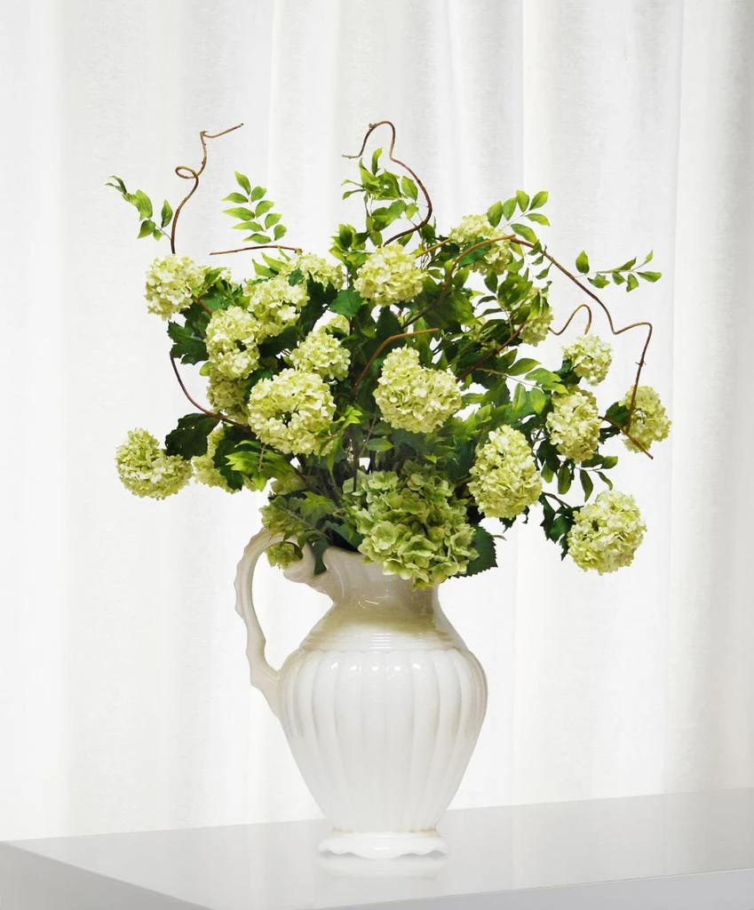 商品Winward Home|Snowball Hydrangea Pitcher,价格¥4527,第1张图片