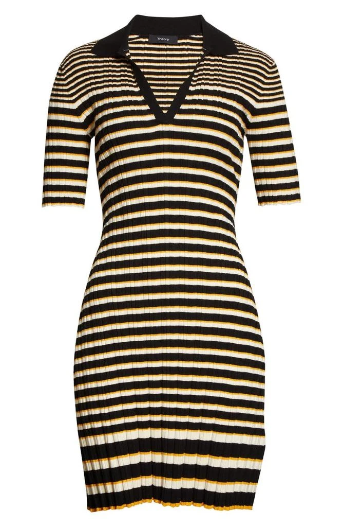 商品Theory|Dr. Hud Irregular Rib Polo Dress,价格¥1117,第5张图片详细描述