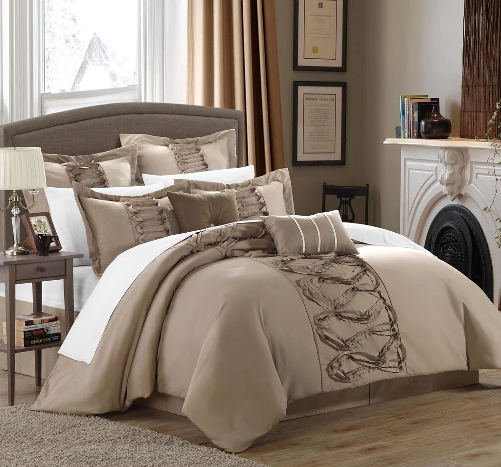 商品Chic Home Design|Ruth 8 Piece Comforter Set,价格¥869,第1张图片