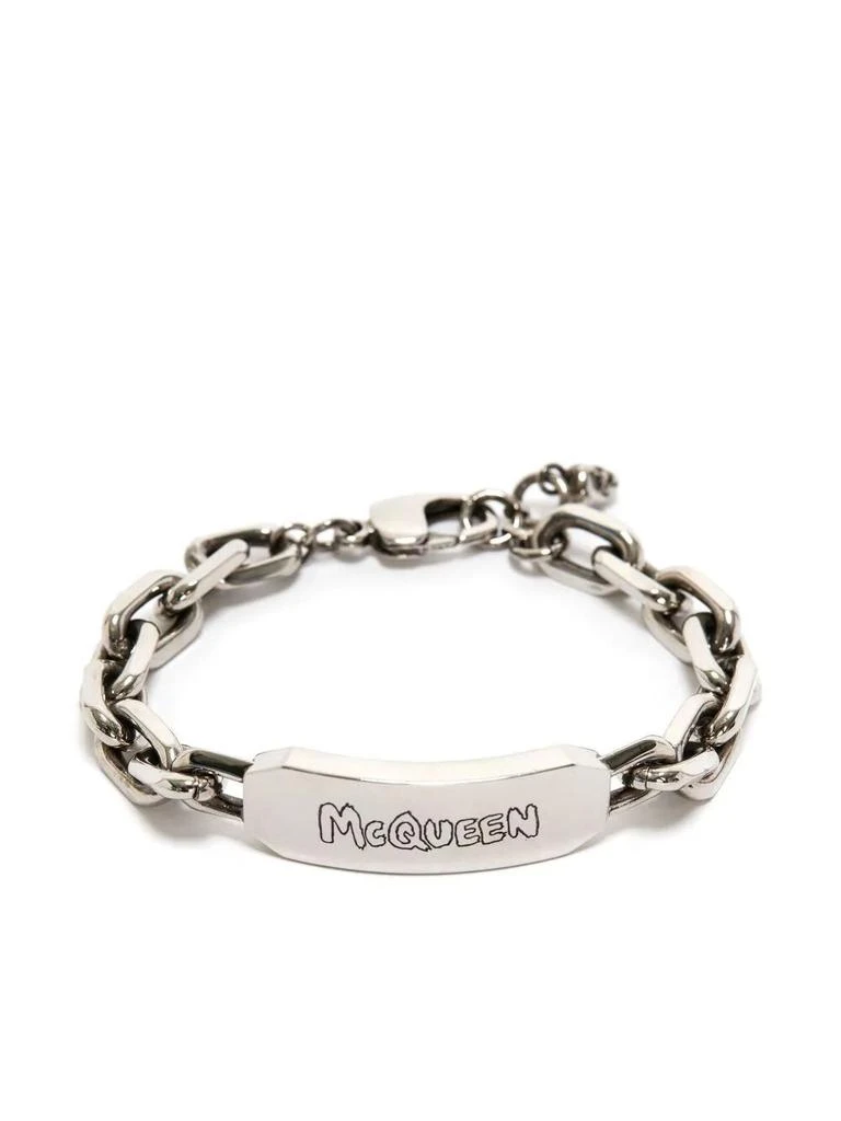 商品Alexander McQueen|Mcqueen graffiti tag bracelet,价格¥1176,第1张图片