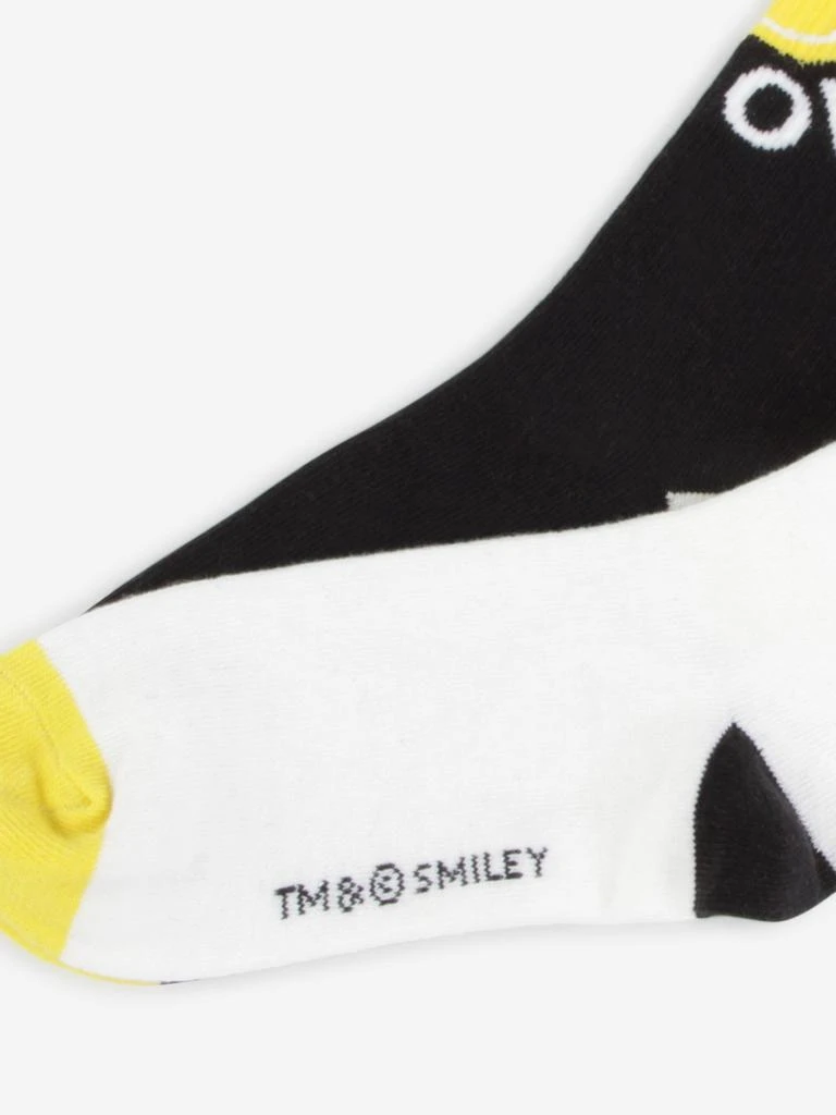 商品Marc Jacobs|MARC JACOBS Kids Smiley Logo Socks in Black,价格¥135,第4张图片详细描述