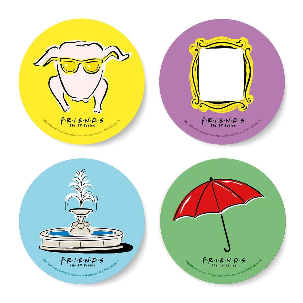 商品Original Hero|Friends Icons Coaster Set,价格¥118,第1张图片详细描述