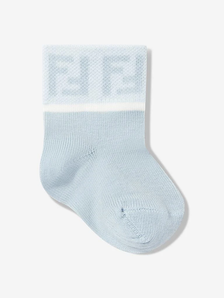 商品Fendi|Fendi Baby Boys Logo Socks Set (5 Pairs) in Multicolour,价格¥423,第2张图片详细描述