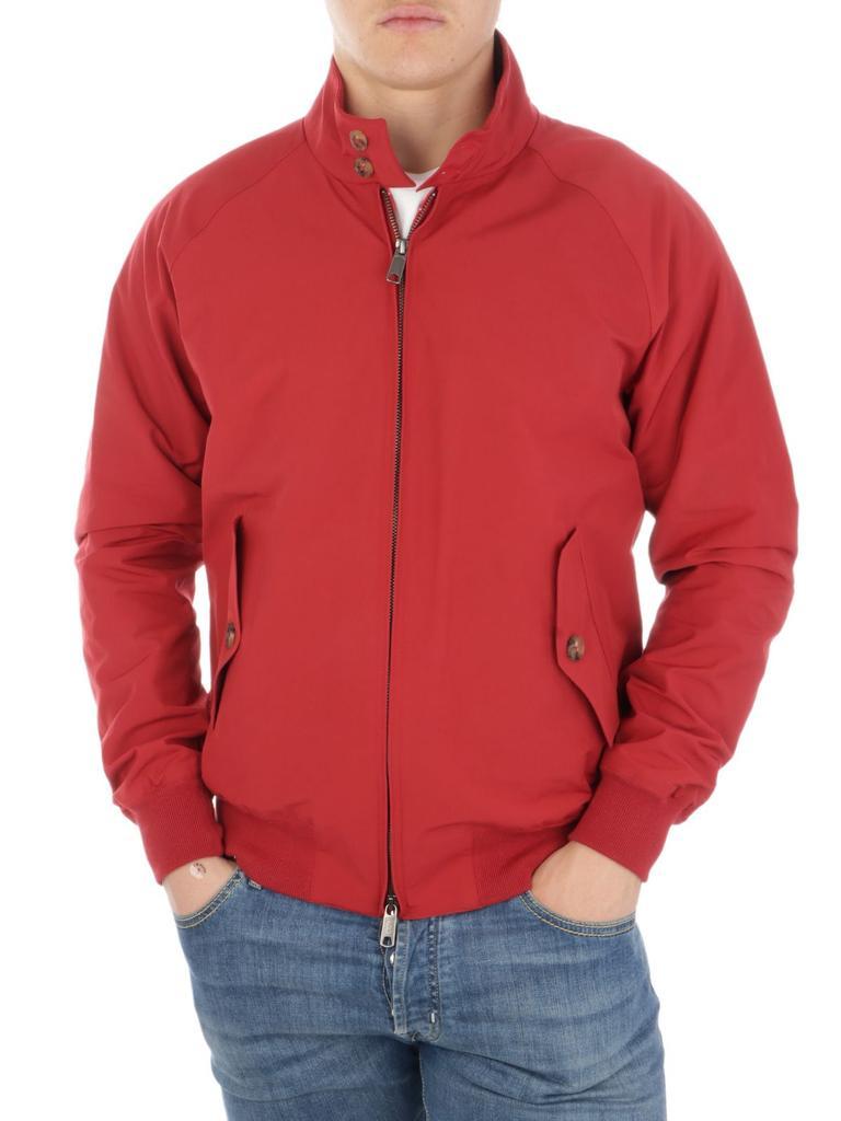 商品Baracuta|Baracuta Men's  Red Cotton Outerwear Jacket,价格¥3127,第1张图片