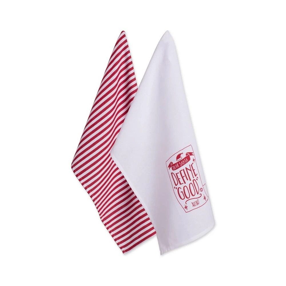 商品Design Imports|Assorted Dear Santa Holiday Printed Dishtowel Set,价格¥112,第1张图片