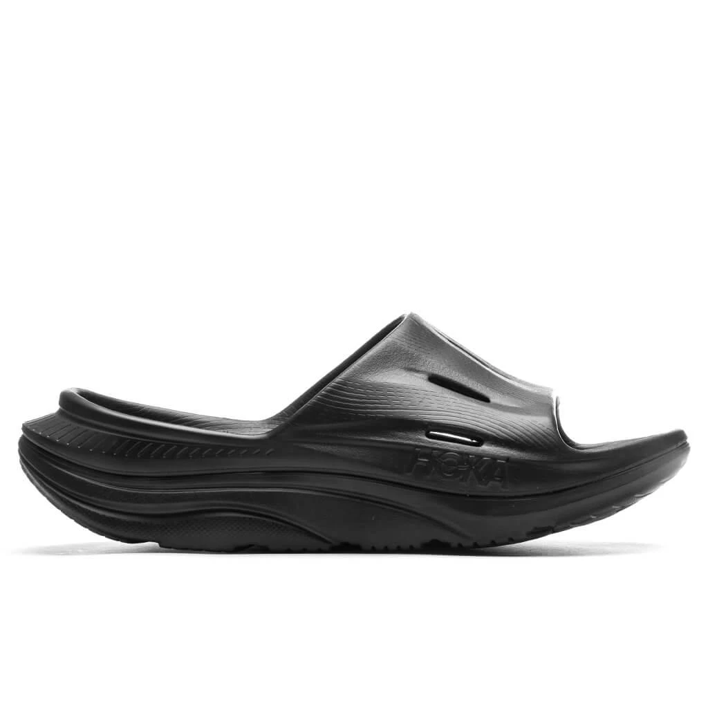 商品Hoka One One|Ora Recovery Slide 3 - Black/Black,价格¥451,第1张图片