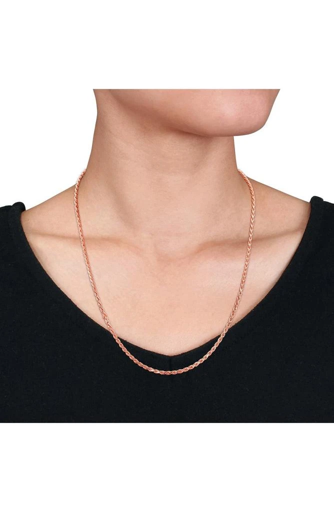 商品DELMAR|2.2mm Rope Chain Necklace,价格¥599,第3张图片详细描述