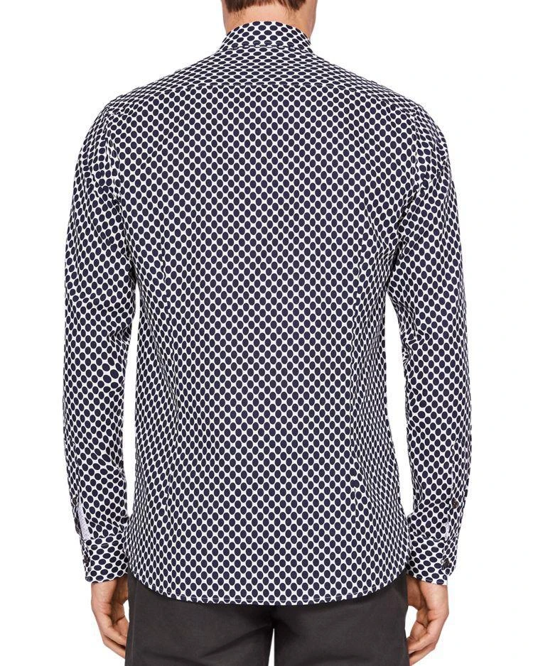 商品Ted Baker London|Ted Baker Timeten Circle Dot Printed Regular Fit Button-Down Shirt,价格¥852,第2张图片详细描述