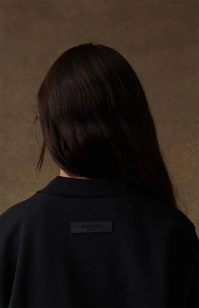 商品Essentials|Stretch Limo Long Sleeve Polo Sweatshirt,价格¥412,第5张图片详细描述