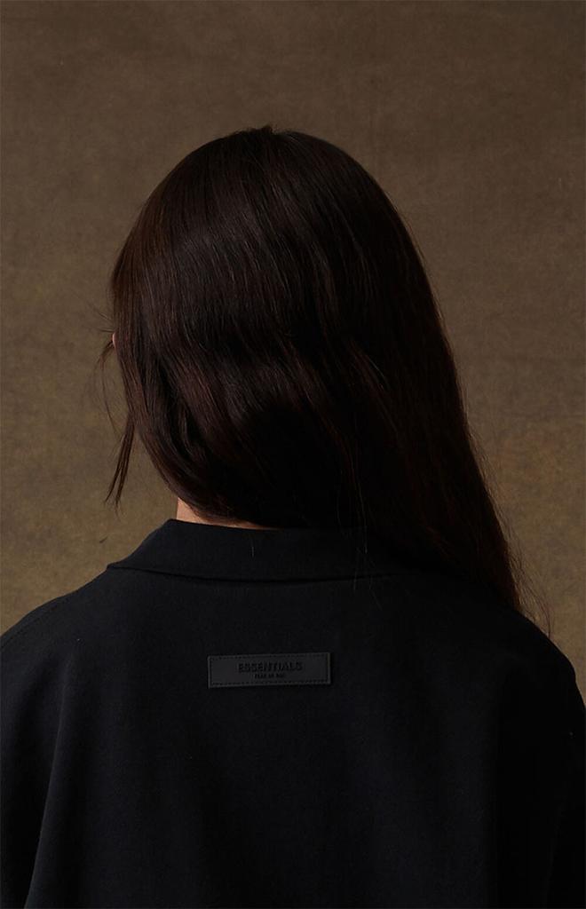 商品Essentials|Stretch Limo Long Sleeve Polo Sweatshirt,价格¥371,第7张图片详细描述