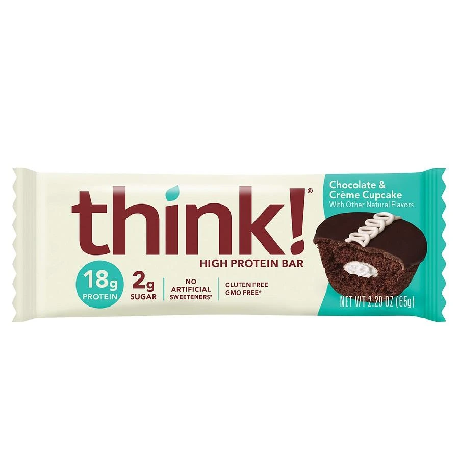 商品Think!|Chocolate and Creme Cupcake Protein Bar,价格¥19,第1张图片