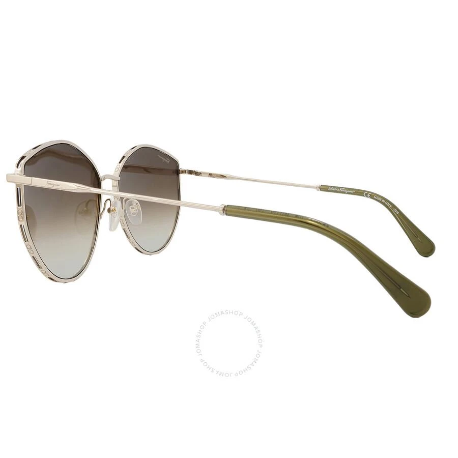 商品Salvatore Ferragamo|Green Gradient Horn Ladies Sunglasses SF264S 709 60,价格¥522,第3张图片详细描述