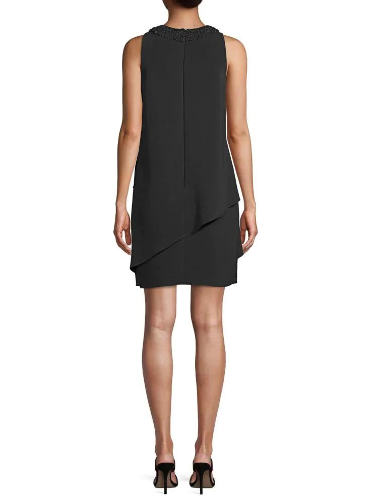 商品Carmen Marc Valvo|Asymmetrical Crepe Dress,价格¥1227,第2张图片详细描述