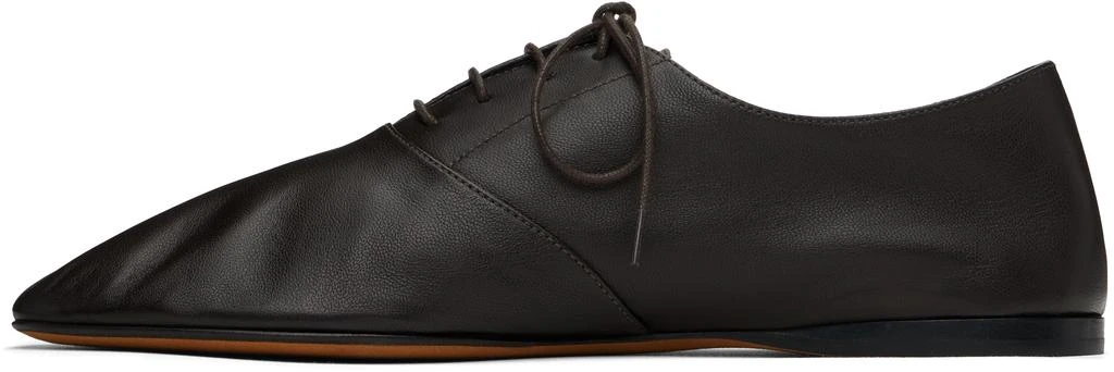 商品The Row|棕色 Awar Lace-Up 牛津鞋,价格¥5766,第3张图片详细描述