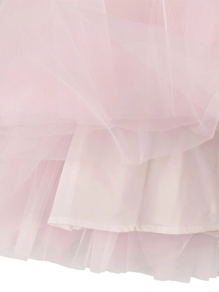 商品MONNALISA|Soft Tulle Dress W/ Embellishment,价格¥1666,第3张图片详细描述