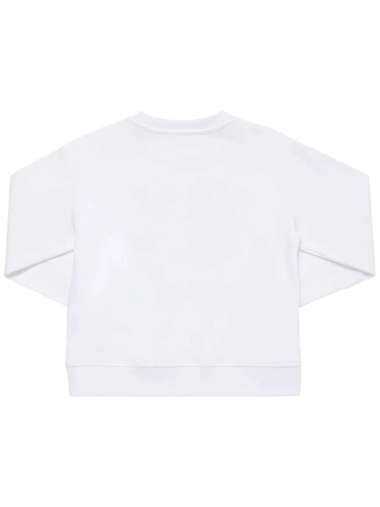 商品Moschino|Printed & Embellished Cotton Sweatshirt,价格¥383,第2张图片详细描述