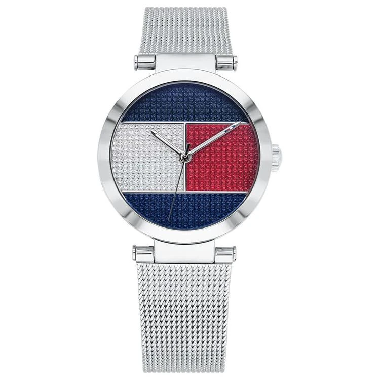 商品Tommy Hilfiger|Women's Stainless Steel Mesh Bracelet Watch 32mm,价格¥543,第1张图片