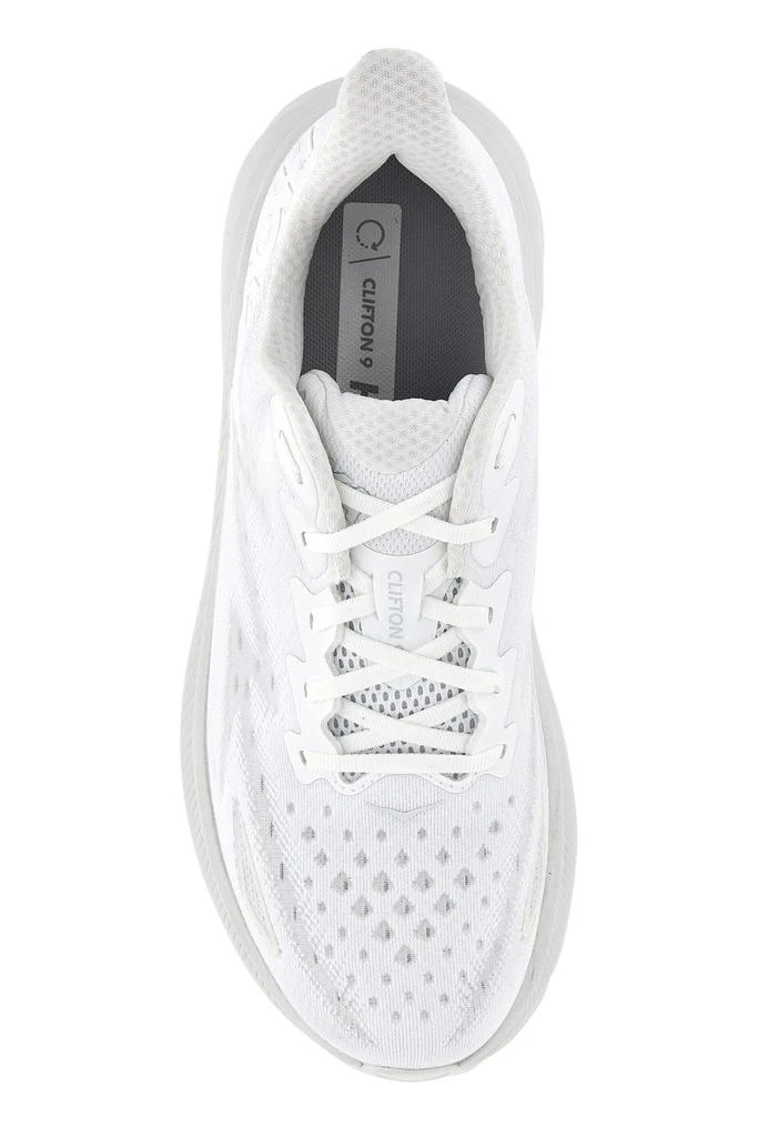 商品Hoka One One|White fabric Clifton 9 sneakers,价格¥696,第3张图片详细描述
