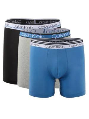 商品Calvin Klein|3-Pack Logo Boxer Briefs,价格¥162,第3张图片详细描述