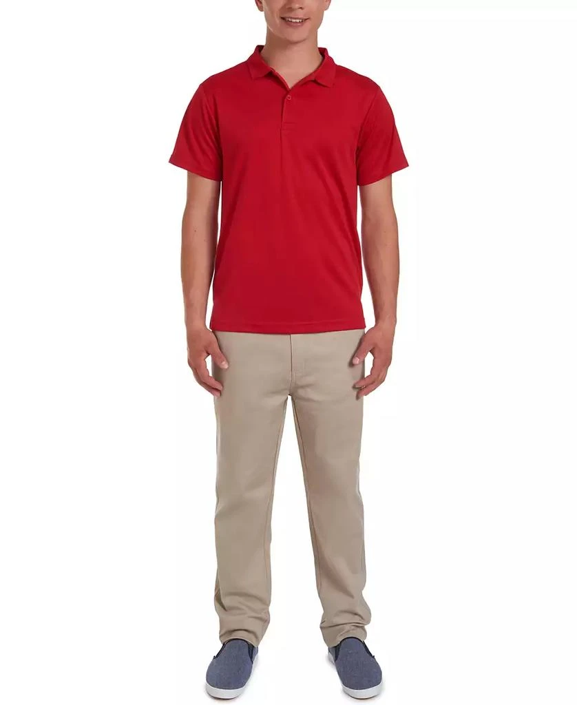 商品Nautica|Young Men Uniform Short Sleeve Performance Stretch Polo,价格¥84,第4张图片详细描述