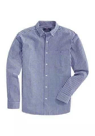 商品Vineyard Vines|Vines Mens Classic Fit Cotton Gingham Shirt,价格¥293,第1张图片