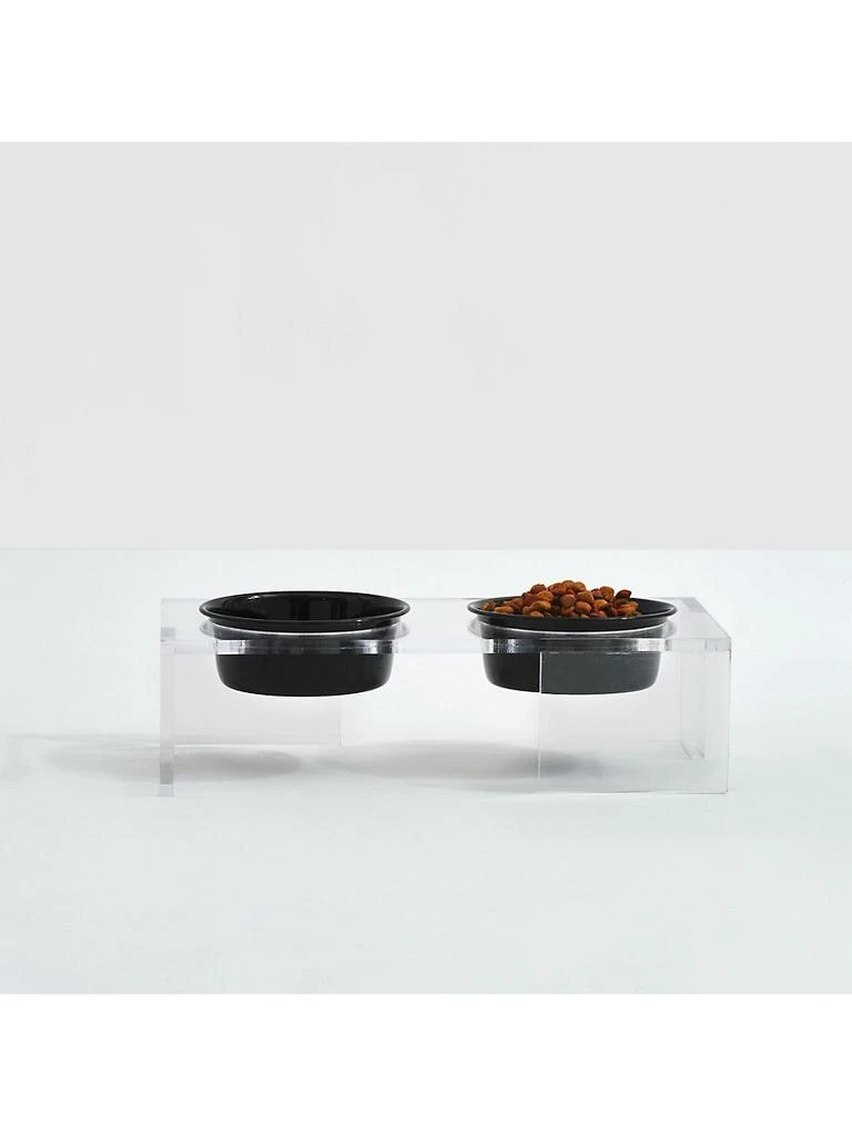 商品Hiddin|Clear Panel Double Pet Bowl Feeder,价格¥1040,第3张图片详细描述